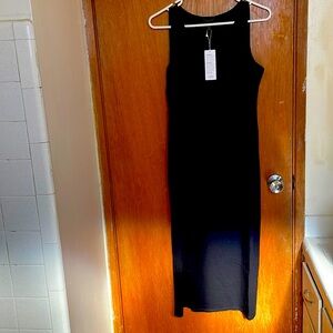 Black Eileen Fisher Jersey Dress